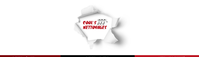 Page d'accueil site Cools.nettoyages.fr